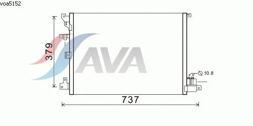 Condensator, airconditioning VOA5152