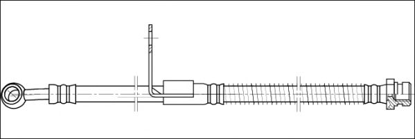 Tubo flexível de travão G1904.45