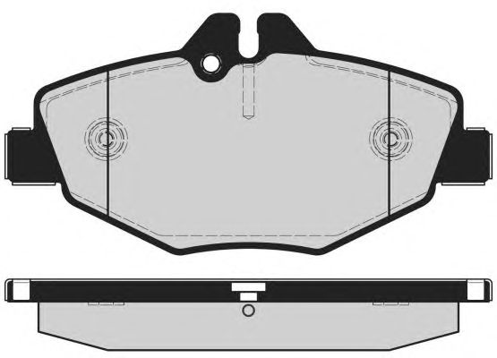Brake Pad Set, disc brake PA1634