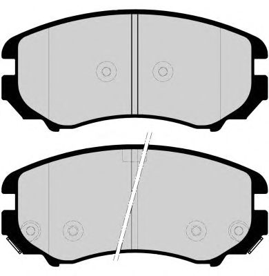 Brake Pad Set, disc brake PA1654