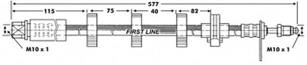 Tubo flexível de travão FBH6685