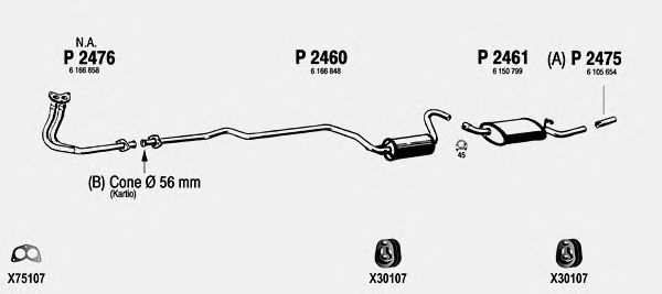 Exhaust System FO013.1