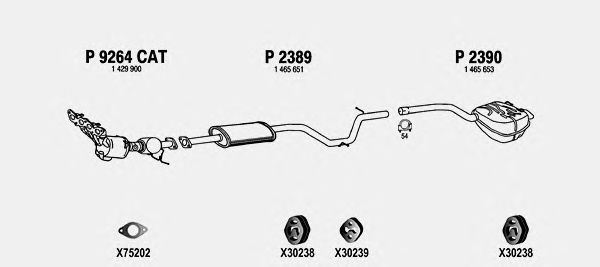 Exhaust System FO738