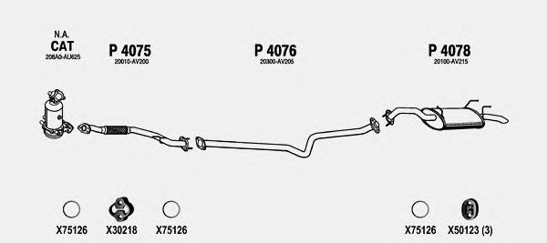 Exhaust System NI540
