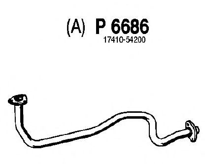 Exhaust Pipe P6686