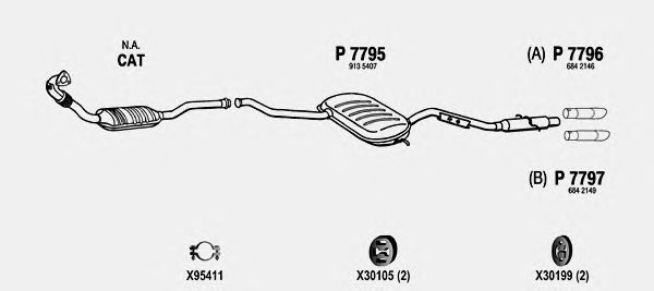 Exhaust System VO113