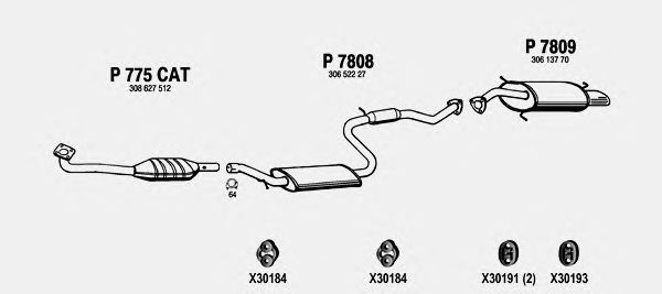 Exhaust System VO604