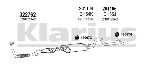 Exhaust System 220043E