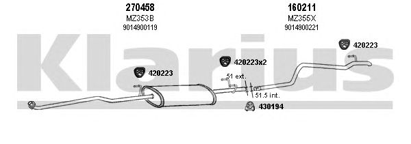 Exhaust System 600299E