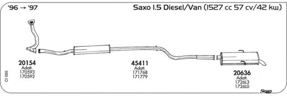 Exhaust System CI055