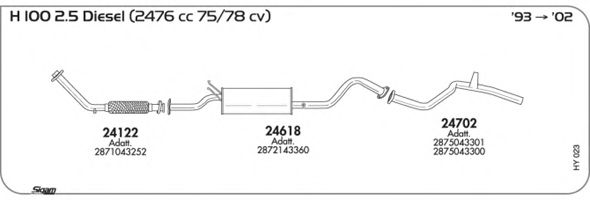 Exhaust System HY023