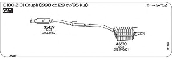 Exhaust System ME108