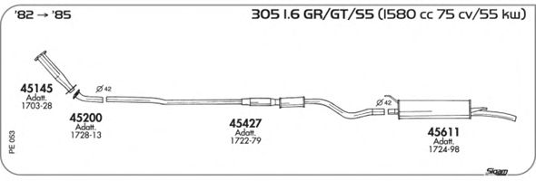 Exhaust System PE053