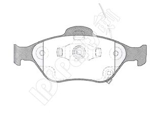 Brake Pad Set, disc brake IBD-1288