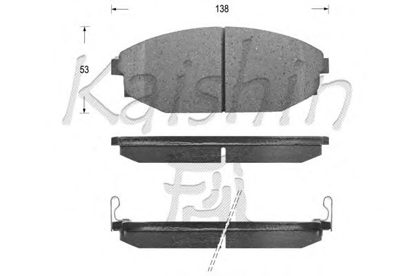 Brake Pad Set, disc brake FK11151