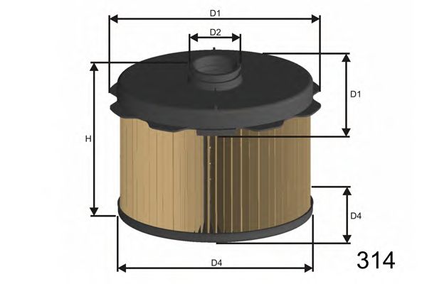 Fuel filter FM646