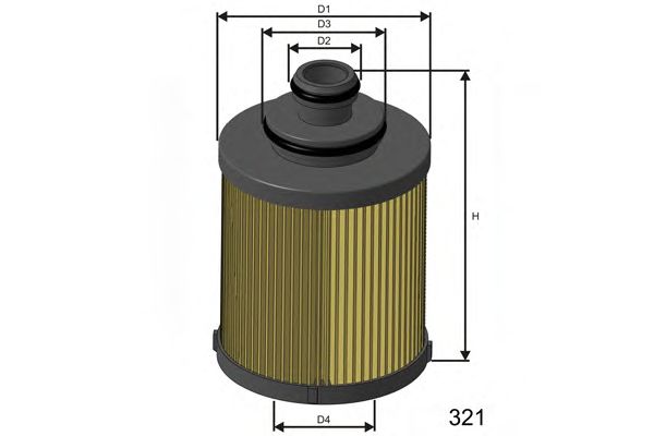 Filtro olio L114