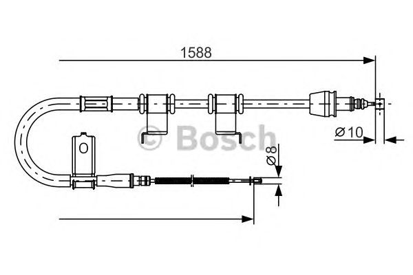 Cable, parking brake 1 987 482 359