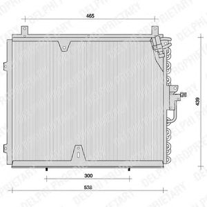 Condensator, airconditioning TSP0225037