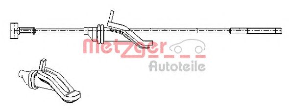 Cable, parking brake 17.0686