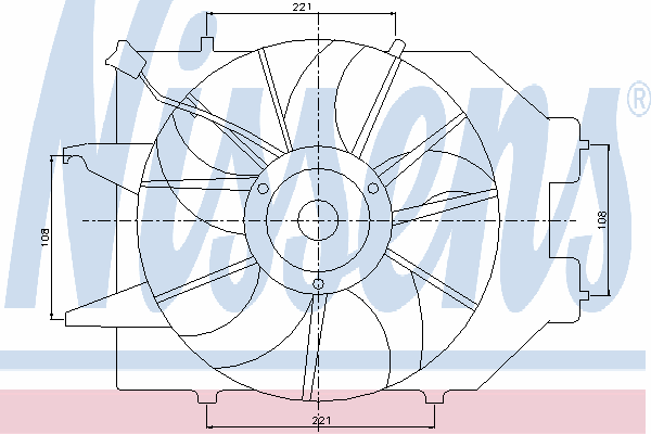 Ventilador, refrigeración del motor 85217