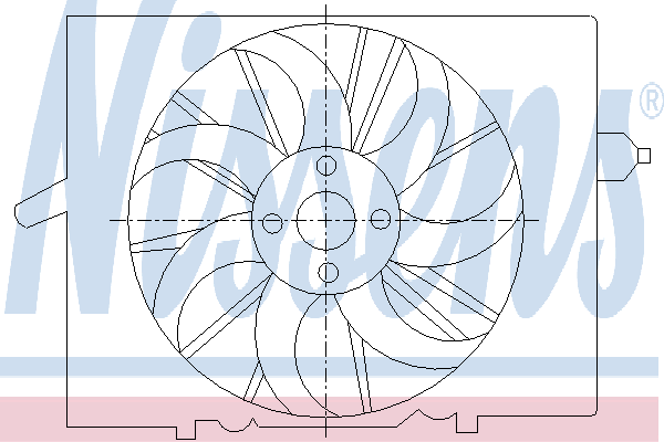 Fan, radiator 85291