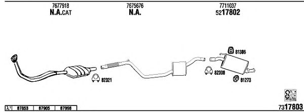 Exhaust System FI30307
