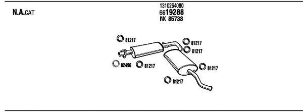 Exhaust System FIH11841