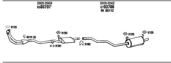 Exhaust System NI80307