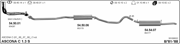 Exhaust System 561000022