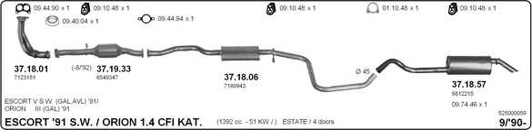 Exhaust System 525000059