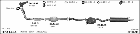 Exhaust System 524000303