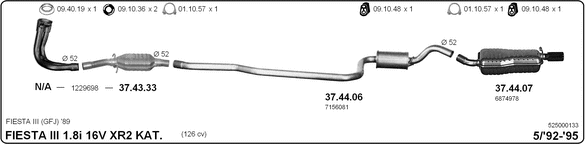 Exhaust System 525000133