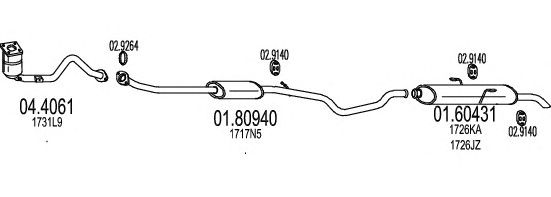 Exhaust System C260182006081