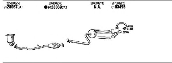 Exhaust System HYH15379A