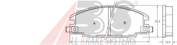 Brake Pad Set, disc brake 36632