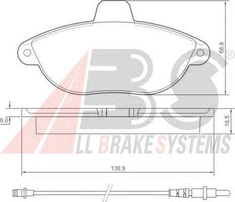Brake Pad Set, disc brake 36911
