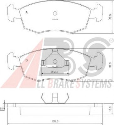 Brake Pad Set, disc brake 37292