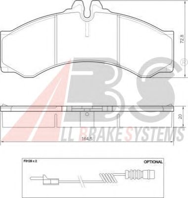 Brake Pad Set, disc brake P 50 028