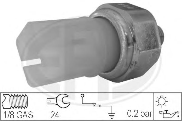 Interruptor de control de la presión de aceite 330359