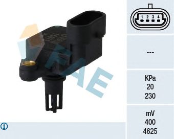 Sensor, intake manifold pressure 15073