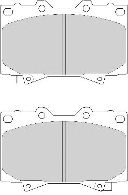 Brake Pad Set, disc brake FD7052A