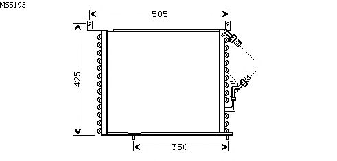 Condensator, airconditioning MS5193