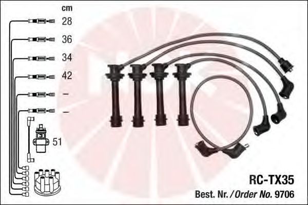 Ignition Cable Kit 9706