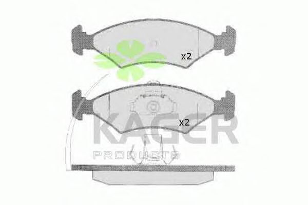 Brake Pad Set, disc brake 35-0455