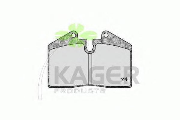 Brake Pad Set, disc brake 35-0626