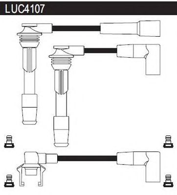 Комплект проводов зажигания LUC4107