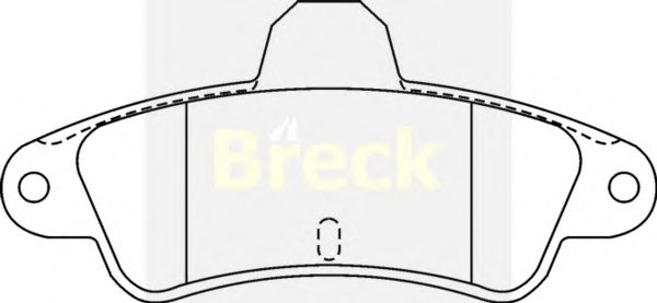 Brake Pad Set, disc brake 21586 00
