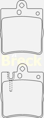 Brake Pad Set, disc brake 21899 00 702 20