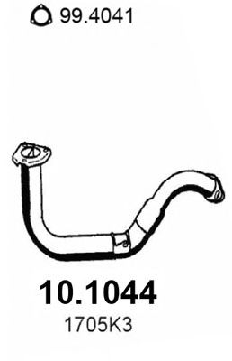Exhaust Pipe 10.1044